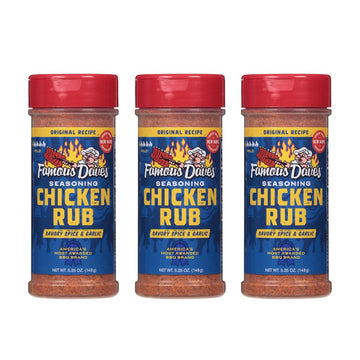 Famous Dave's - 3 pck, Chicken Rub Seasoning (15.75 oz.)
