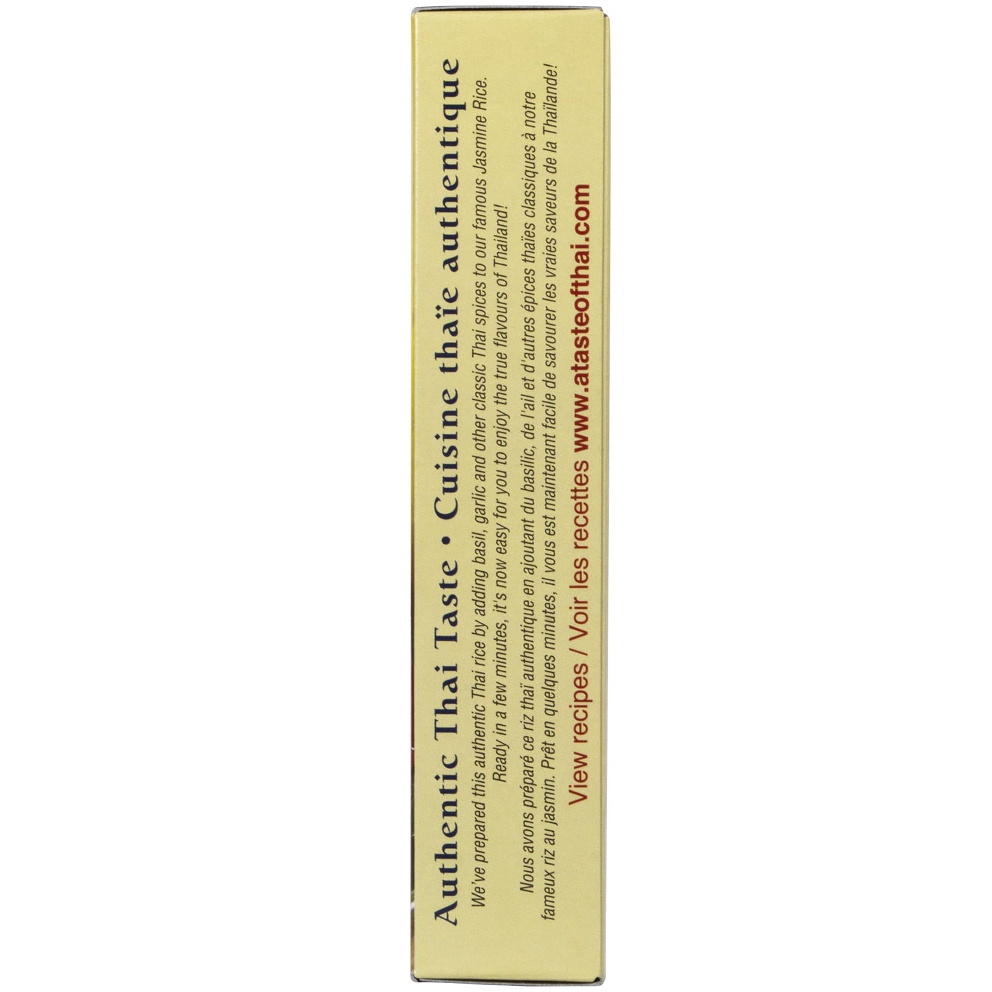 A Taste of Thai Garlic Basil Rice - 6.7oz Pack of 6 Heat & Eat Instant Jasmine Rice Flavored with Classic Thai Spices | Gluten-F