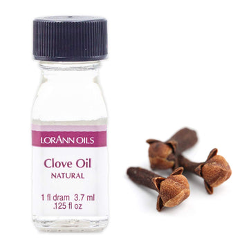 Lorann Clove Leaf Oil Ss Natural Flavor, 1 Dram Bottle (.0125 Fl Oz - 3.7Ml - 1 Teaspoon)