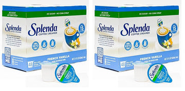 SPLENDA Single Serve Coffee Creamer Cups, Sugar Free French Vanilla, 48 Count (Pack of 2)