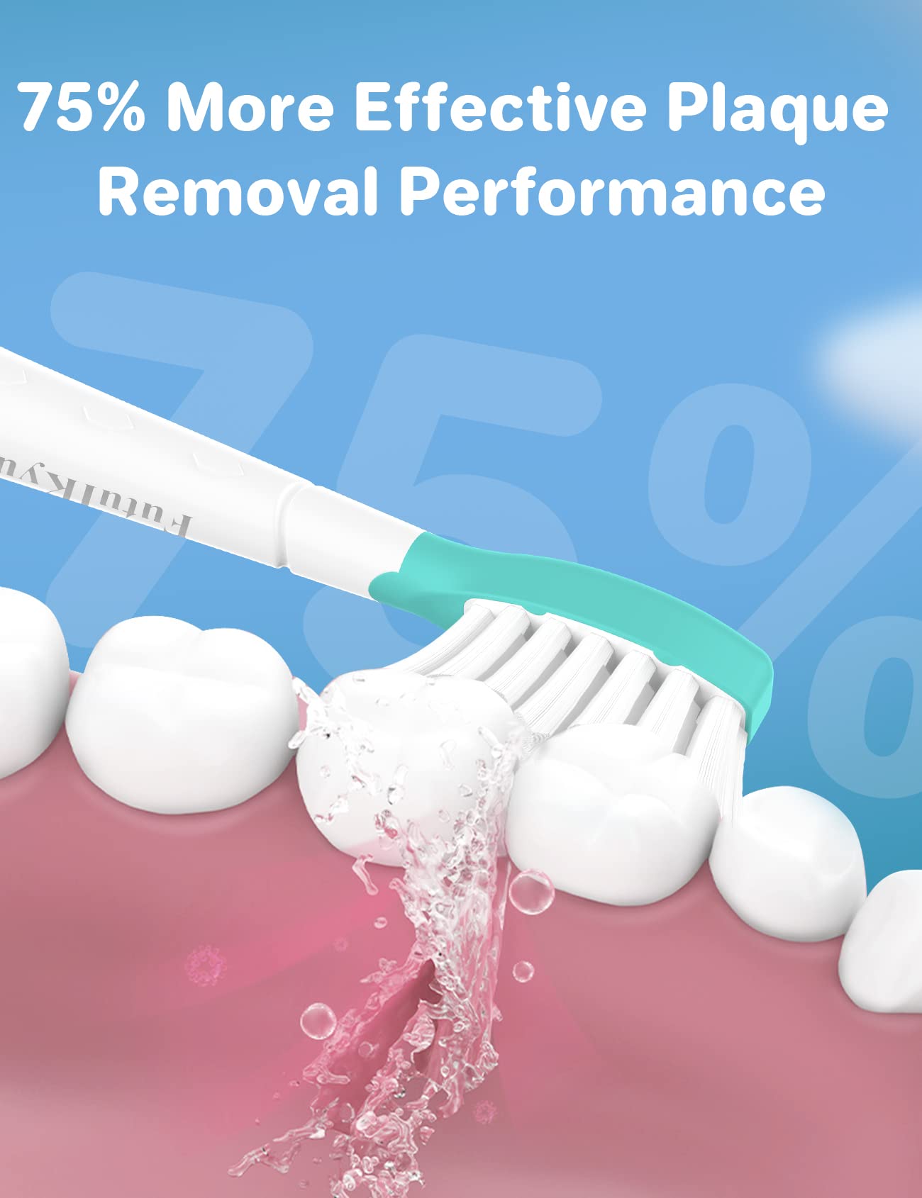Futulkyus Kids Replacement Brush Heads For Philips Sonicare: Electric Soft Toothbrush Head Compitable With 4100 Hx6032/94 Hx6042