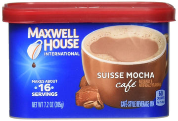 Maxwell House International Cafe Suisse Mocha Cafe (434580), 7.2 Ounce (Pack Of 8)