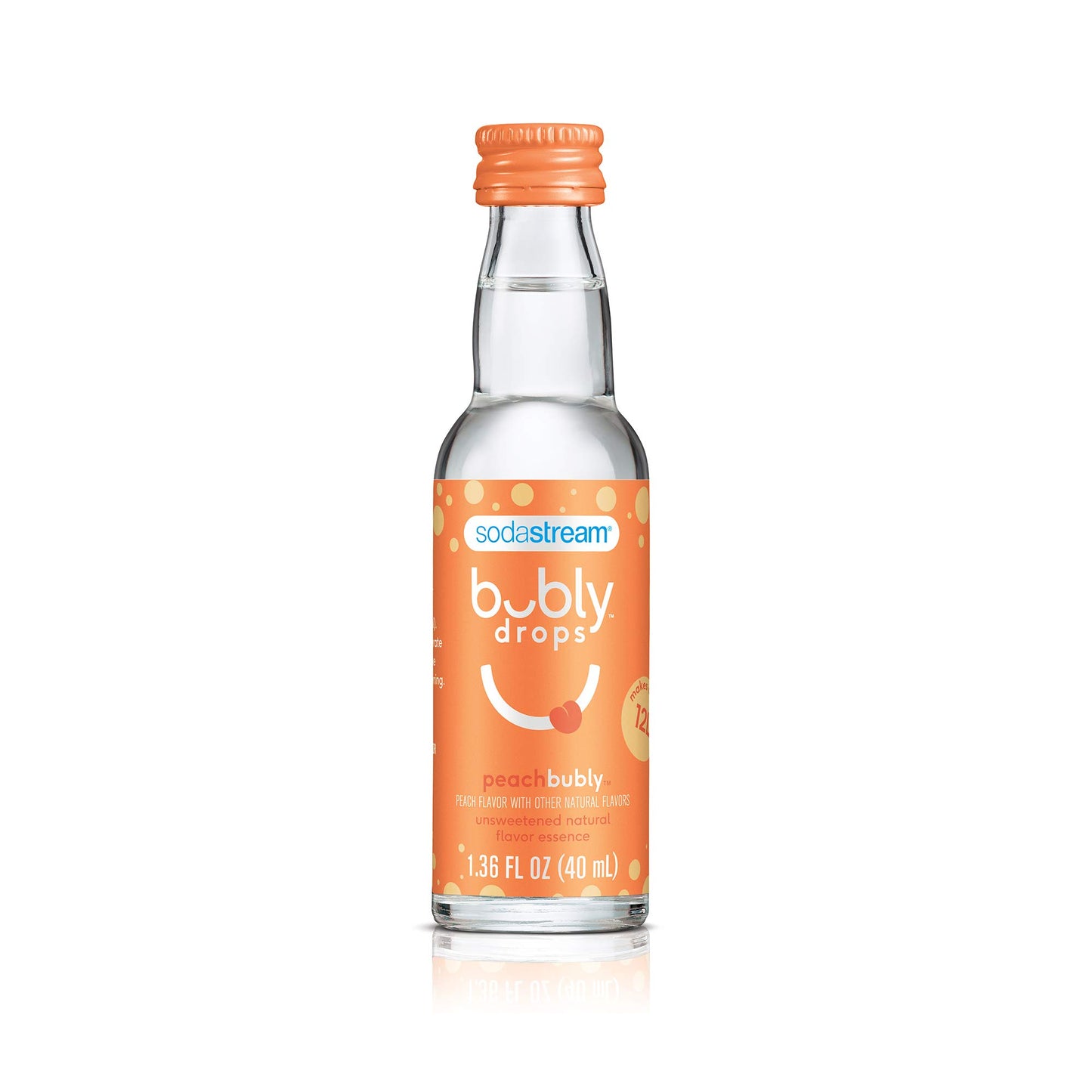 Sodastream Bubly Drops, Peach, 1.36 Fl Oz (Pack Of 3)