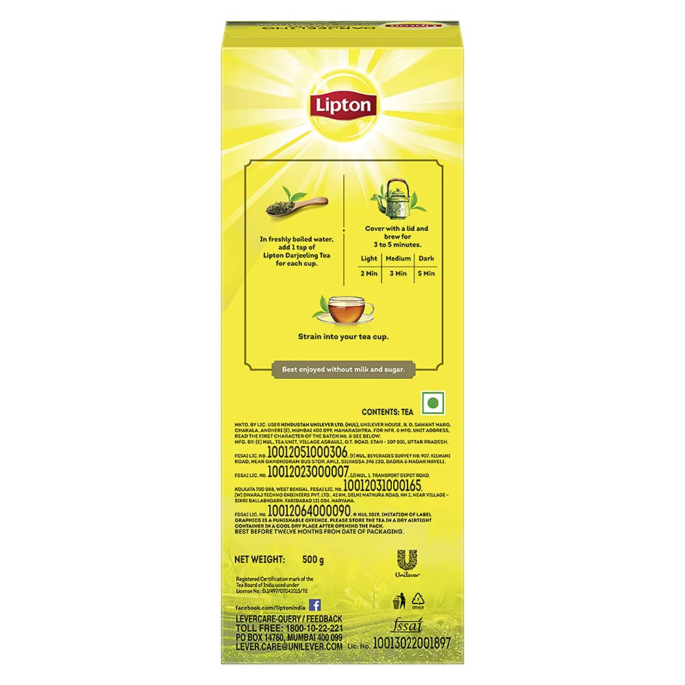 Lipton Darjeeling Tea 500 G