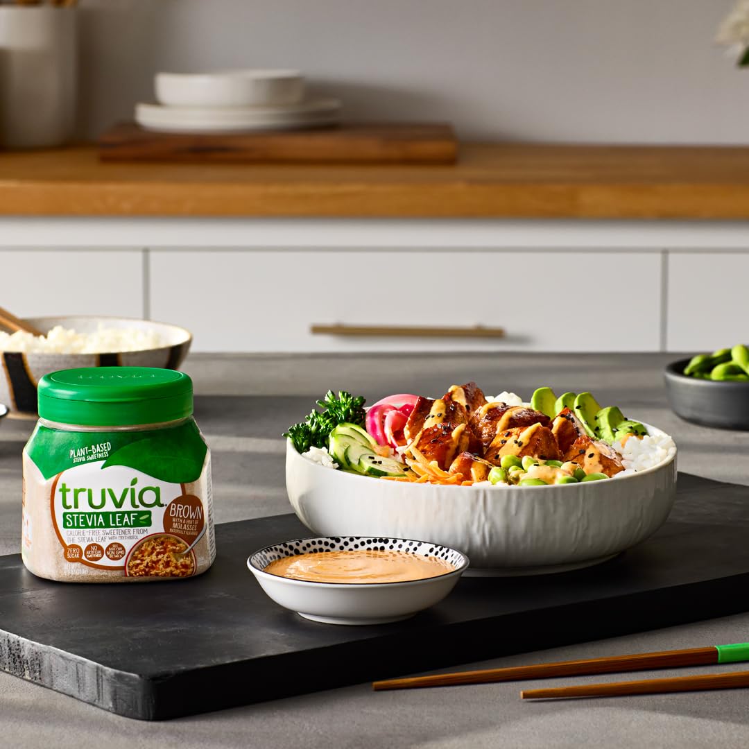 Truvia Calorie-Free Brown Spoonable Sweetener from the Stevia Leaf (9.8 oz Jar)