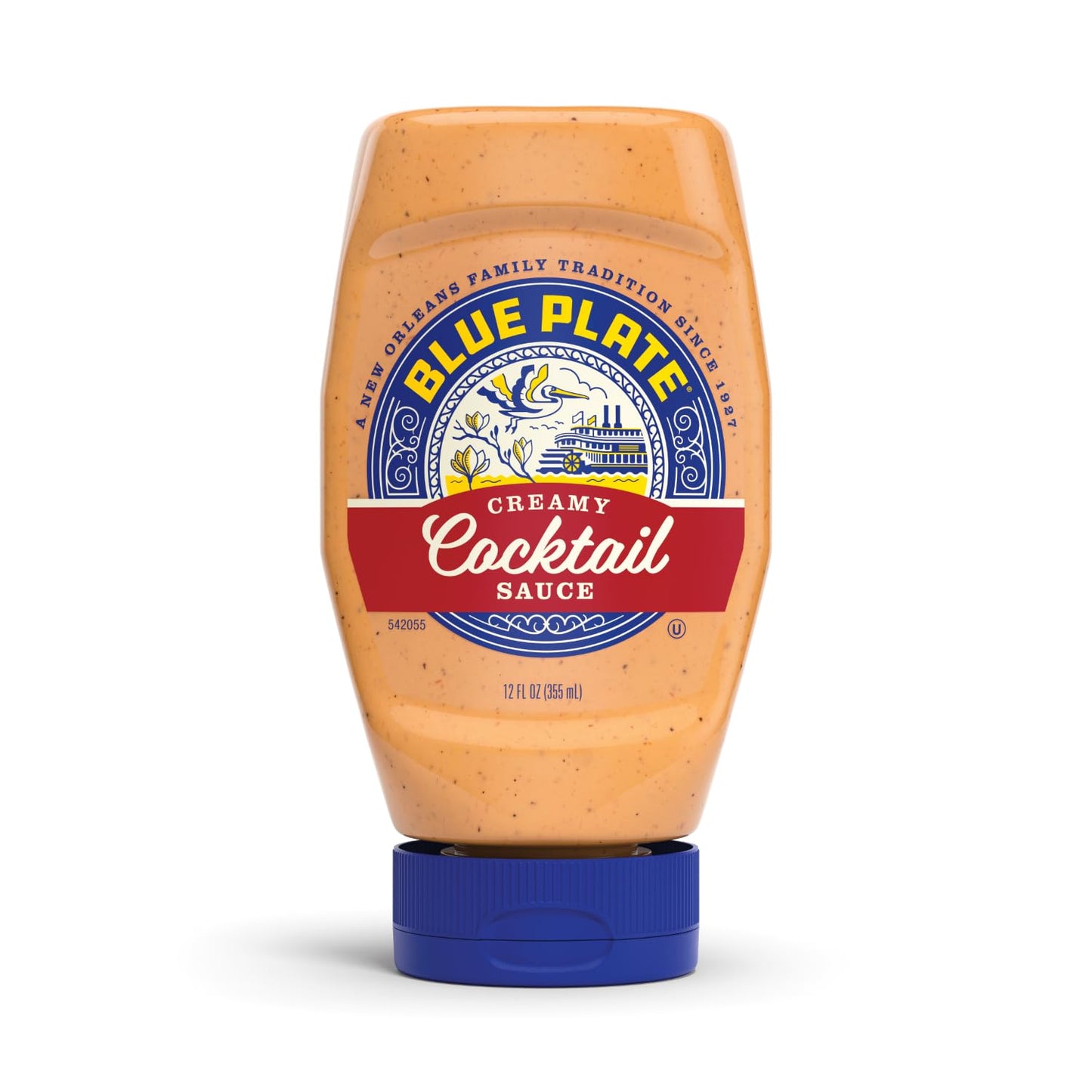Blue Plate Mayonnaise Creamy Cocktail Sauce, 12 Fl Oz Squeeze Bottle, Pack of 6