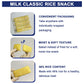 Milk Classic Rice er 112g (3.95oz)  Pack of 3  Individually Wrapped Crispy & Soft Oven-Baked Snack with Rich Milk Flavor