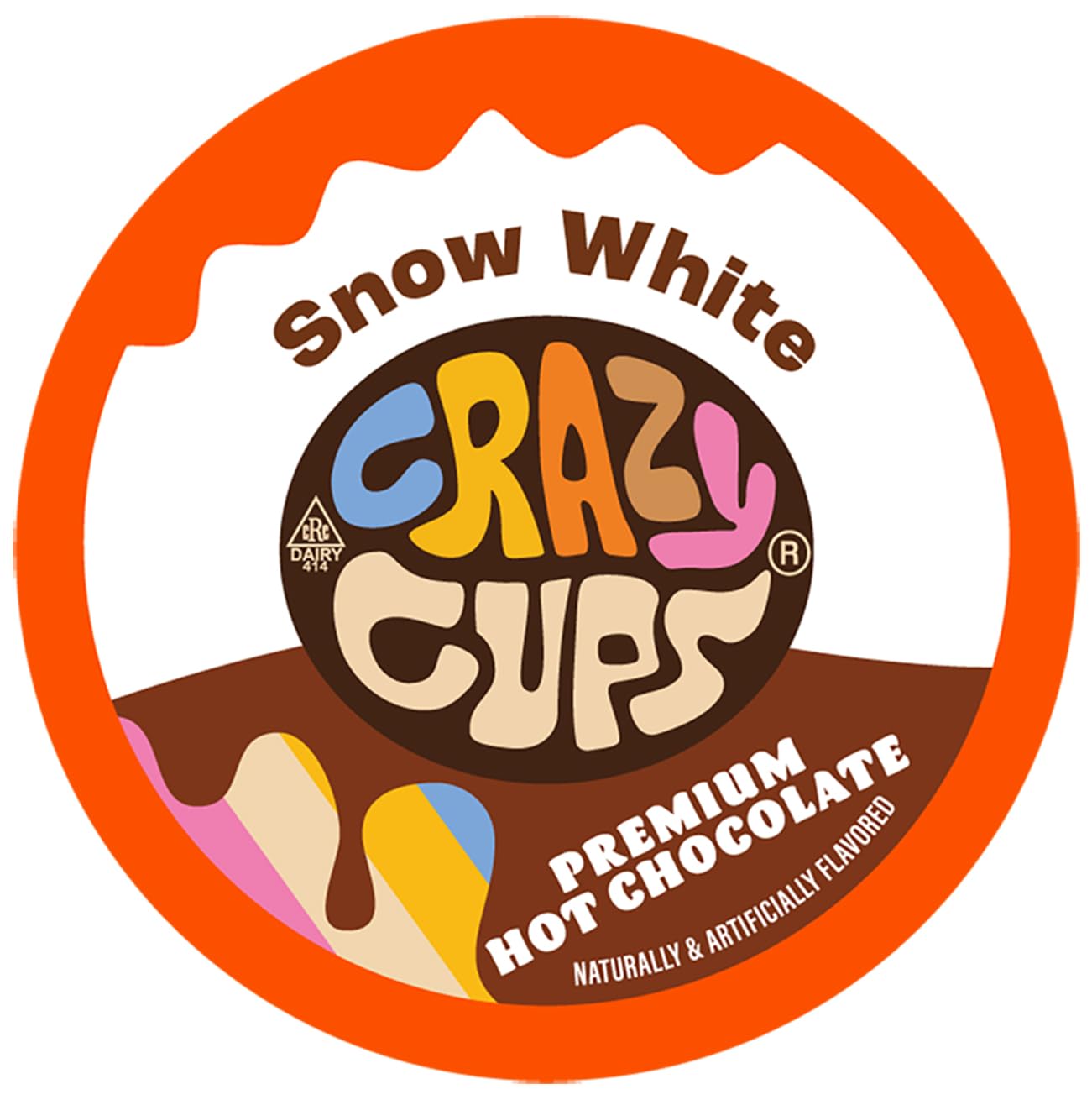 Crazy Cups White Hot Chocolate Pods, Rich & Creamy Flavored Hot Chocolate Single Serve Capsules For Keurig K Cup Malt-Inspired, 22 Count