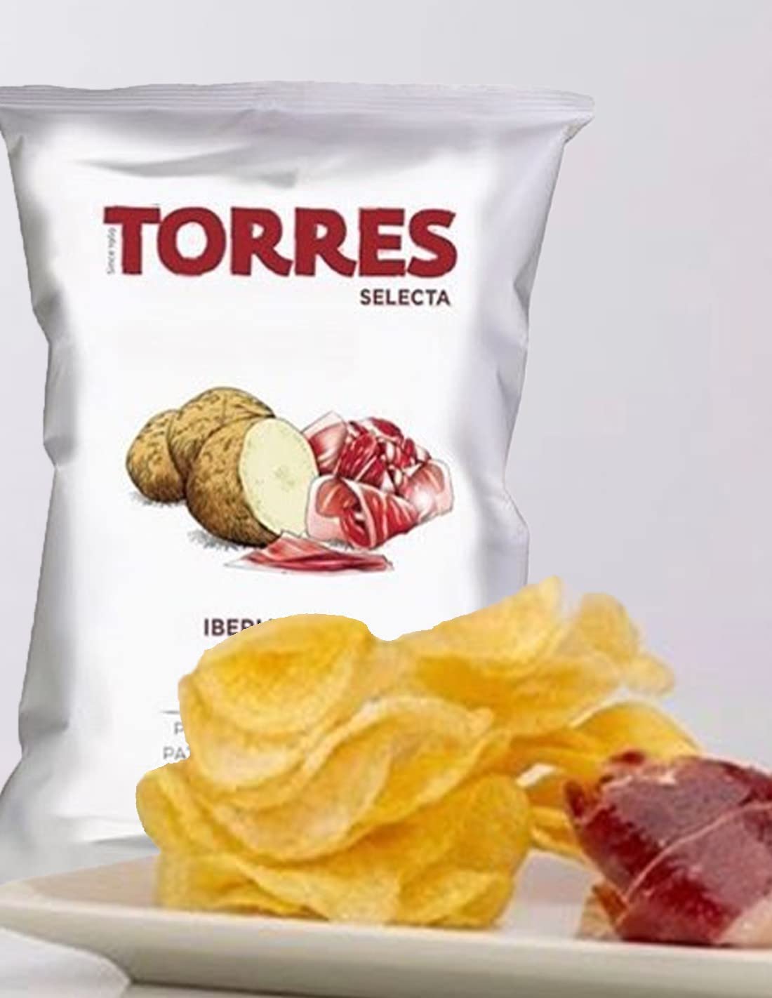 (Most Popular Flavors) Torres Spanish Potato Chips Patatas Fritas Variety Pack Made In Barcelona, Spain (8 Pack)