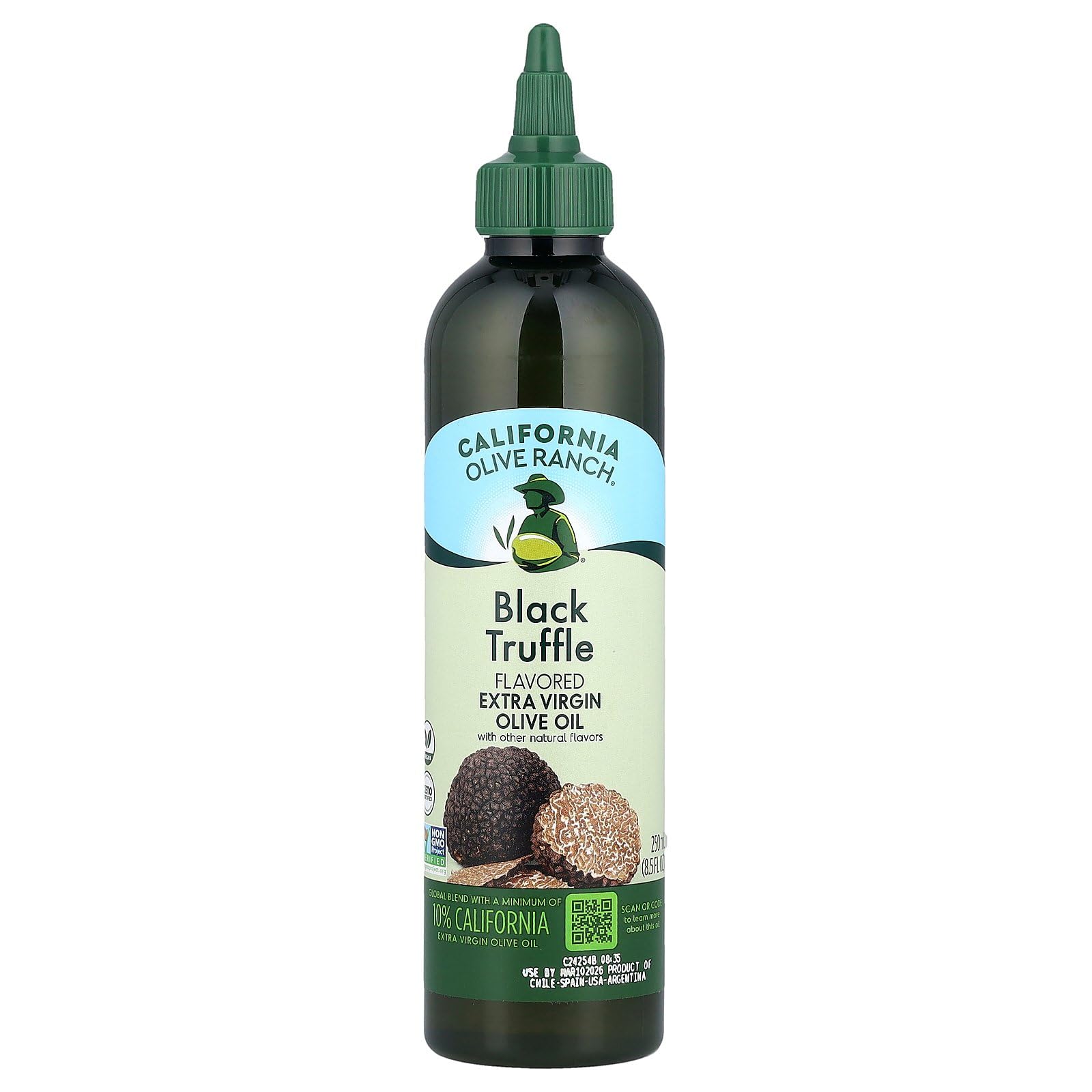California Olive Ranch Black Truffle Evoo Chefs Bottle  8.5 Fz