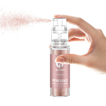 Rose Gold Edible Glitter - Edible Glitter Spray 10G Edible Rose Gold Glitter For Cakes Food Grade Drink Glitter Rose Gold Edible