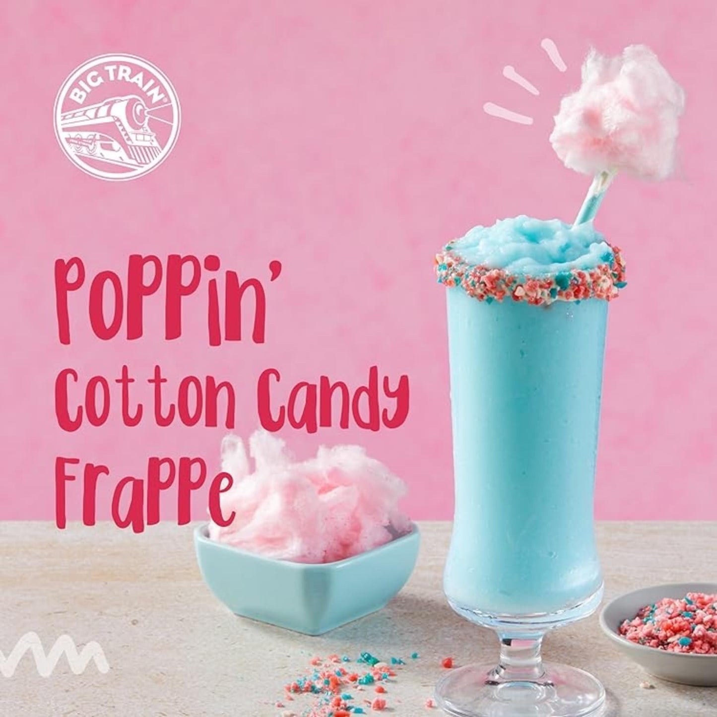 Big Train Kidz Kreamz Cotton Candy Blended Beverage Mix, 3.5 Pound (Pack Of 1)