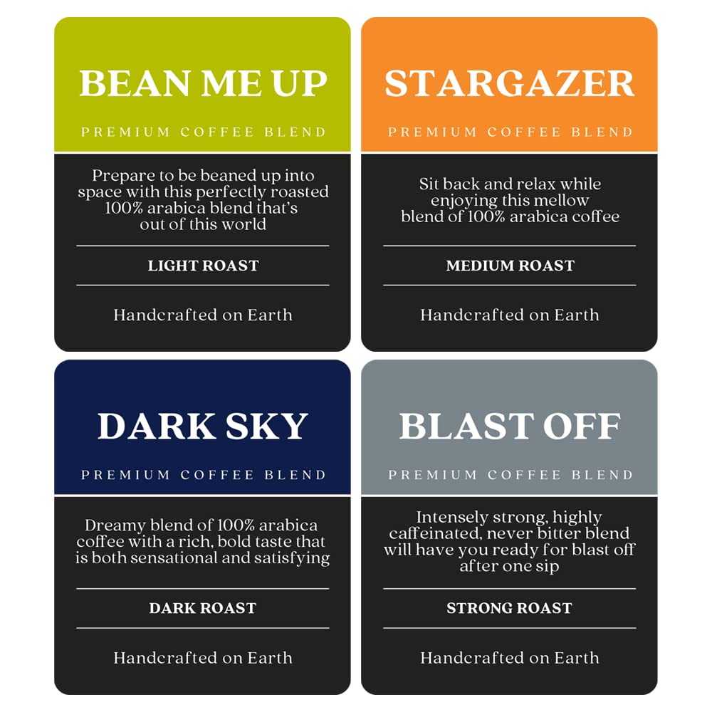 Copper Moon Coffee Pods for Keurig - Discovery Variety Pack, Light, Medium & Dark Roast, 80 Count