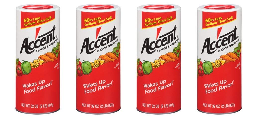 Accent Flavor Enhancer - 2 Lb. Canister By Accent [Foods] (Pack Of 4)