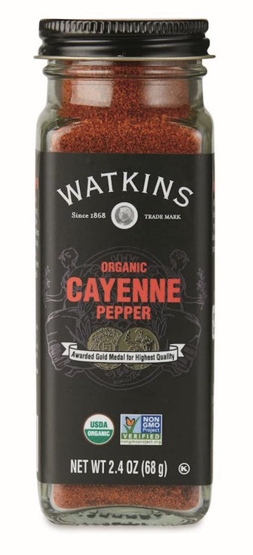 Watkins Gourmet Organic Spice Jar Cayenne Pepper 2.4 Oz