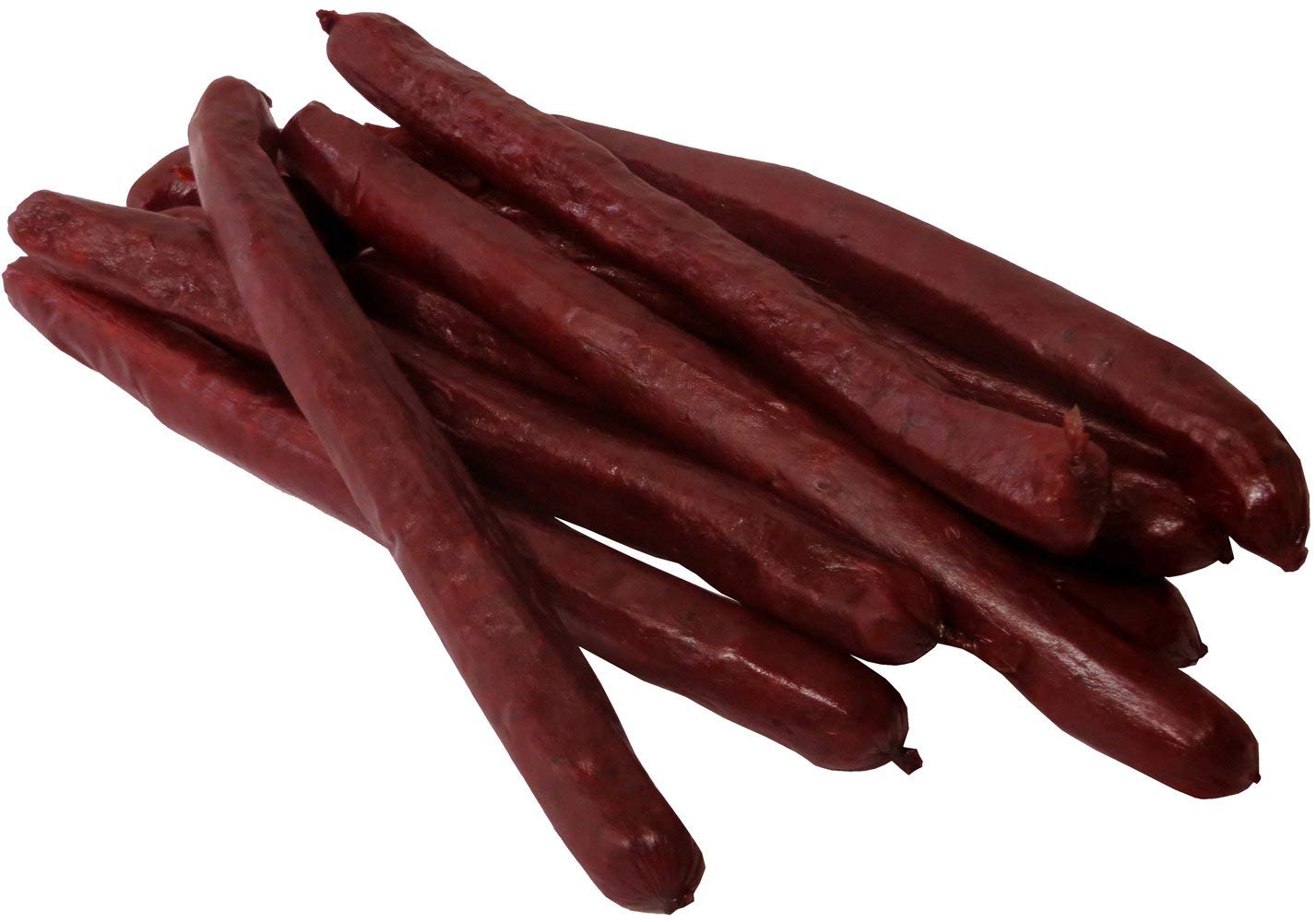 Buffalo Bills Exotic Game Meat Sausage Sticks - Elk, Venison, Wild Boar - 1 Ounce (Pack of 15)