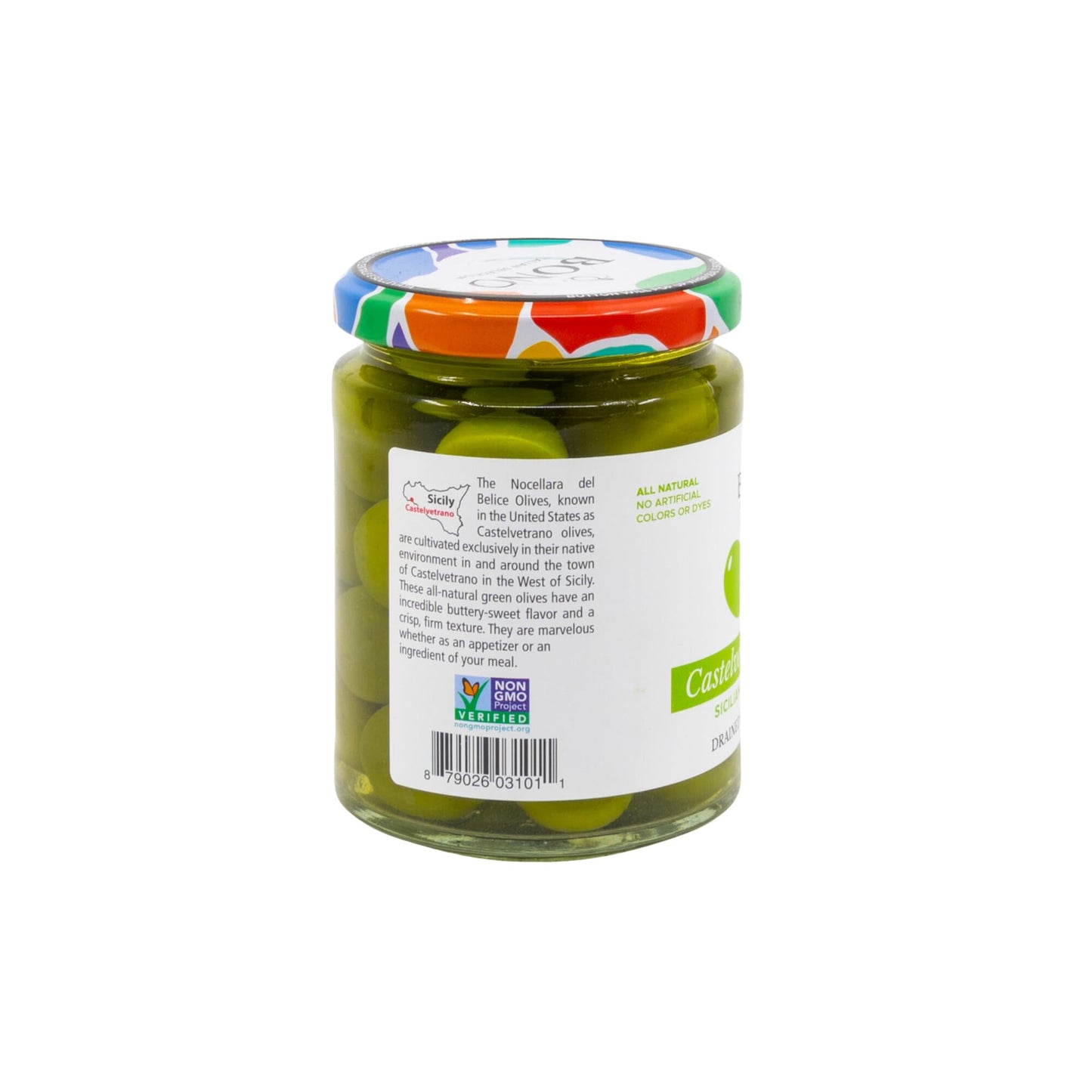 Bono Italian Gourmet Olives | Product Of Italy | All Natural | No Artificial Colors Or Dyes | Non-Gmo Verified, (Pack Of 2) (6.4