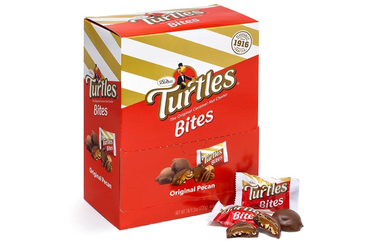 Turtles Bite Size Mini Bars, 0.42 Ounce, Pack of 60, Model TRTAZ11A