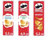 Pringles Potato Chips Trio Variety Set 5.5oz - 3 cans (Lightly Salted, Reduced Fat, Original)