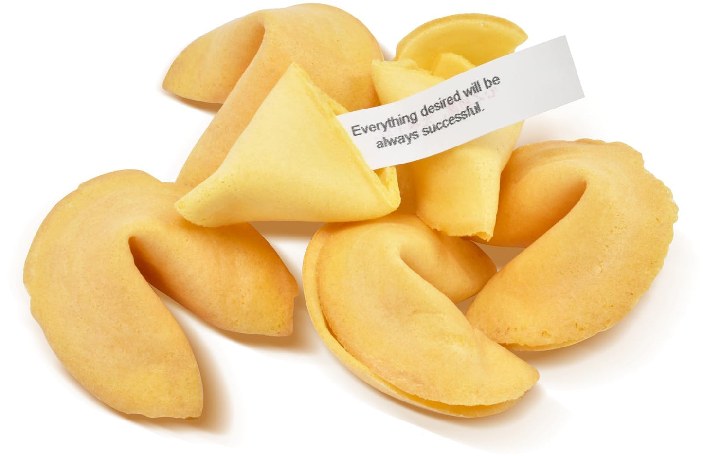 Soeos Fortune Cookies, Fortune Cookies Individually Wrapped Bulk, Approx 50 Cookies, Individually Packed Crisp Cookies with Fun,