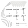 ARGCONNER Maple Syrup Tapping Kit - (6) Stainless Steel Spiles and Hooks, (6) 3-ft Food Grade Tubing, (6) 1-Quart Syrup Pre-Filt