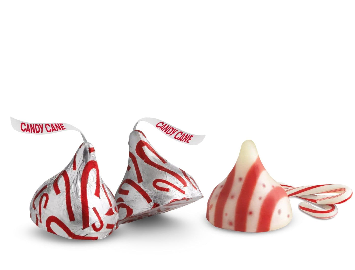 Buha Sweets Candy Cane Milk Chocolate Candies, 2lb Bag, Peppermint Flavored, Individually Wrapped, Holiday