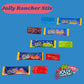 JollyRancher Stix Original Assorted Flavored Hard Candy Sticks - Individually Wrapped Bulk Pack of 50 - Sweetsome