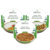Food Earth Ready to Eat Indian Cuisine Bundle - Split Lentil Curry, Chickpeas Curry with Steamed Rice & Vegetable Biryani - Orga