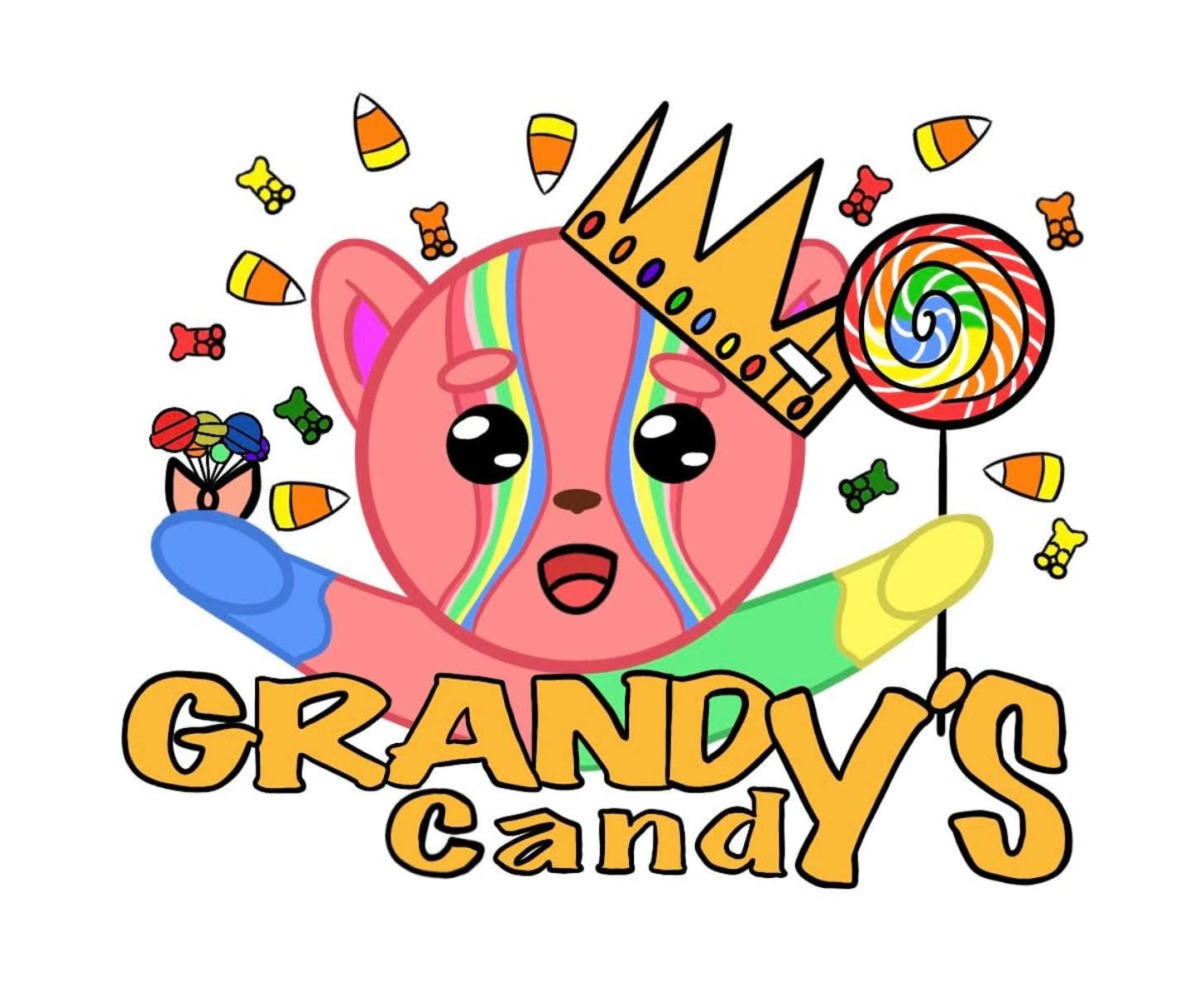 Grandys Candys Gourmet Milk Chocolate Covered Gummy Bears -Bulk Candy- Super Saver (2 Pound)