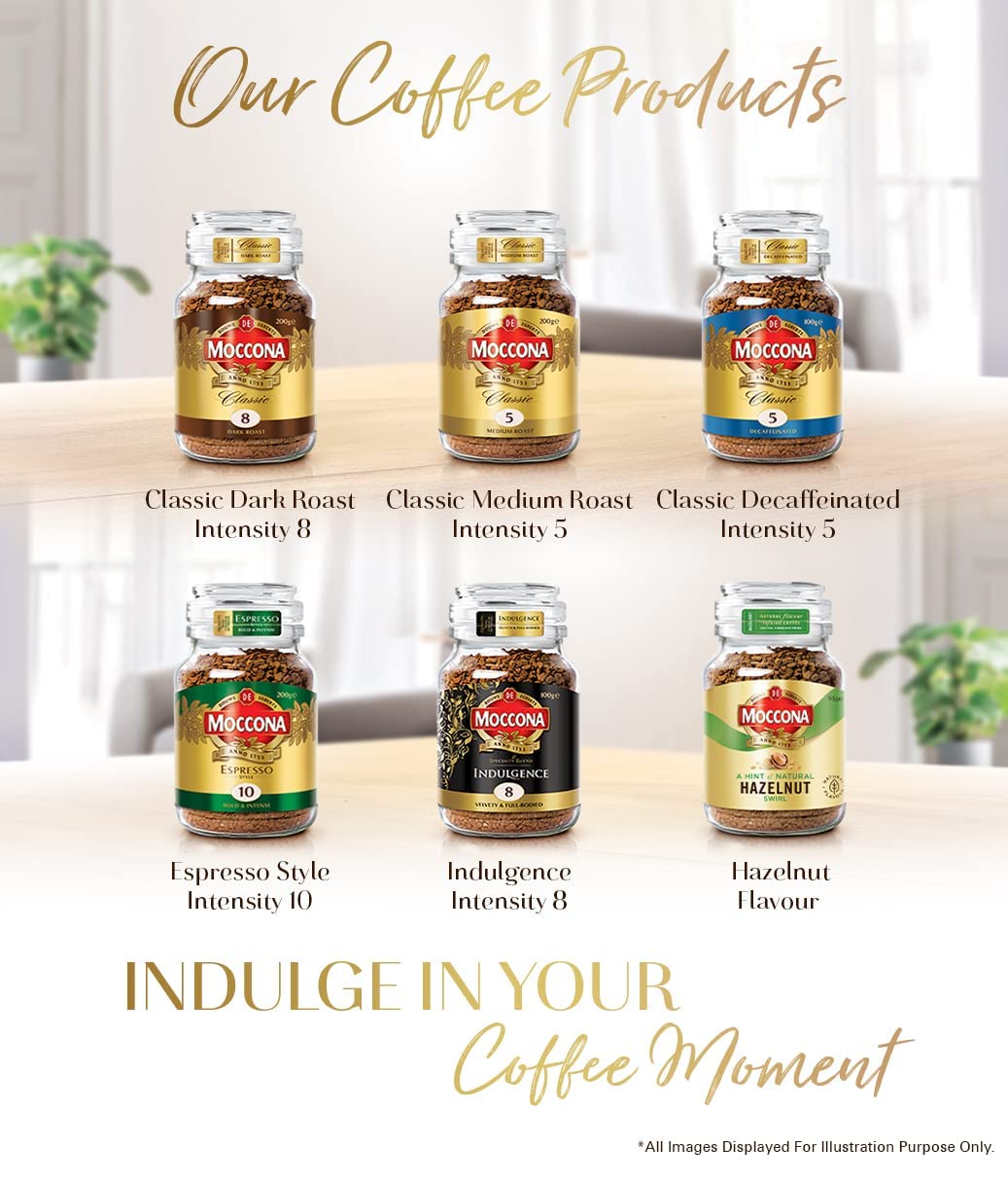 Moccona Hazelnut Instant Coffee Granule Jar,95 Gm