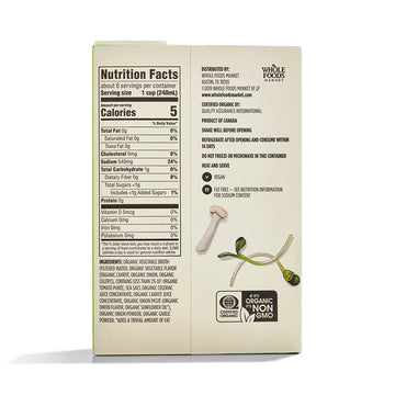365 by Whole Foods Market, Organic Vegetable Broth, 48 FZ