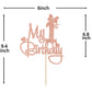 Rose Gold Glitter My 1St Birthday Cake Topper, Miss Onederful/Happy 1St Birthday/Wild One, Funny Baby Shower Baby'S 1St Birthday