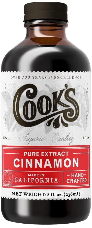 COOKS Pure Ceylon Cinnamon Extract, All Natural, 8 Fl Oz