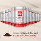 illy Ground Coffee Moka - 100% Arabica Beans - Rich Aromatic - Classico Medium Roast - Notes of Caramel, Orange Blossom & Jasmin