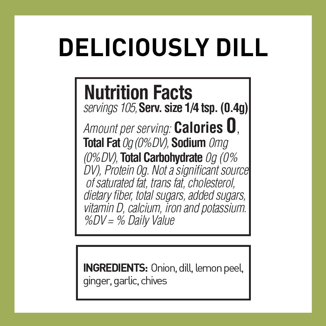 The Spice Hunter Deliciously Dill Blend Jar, 1.5 Oz (Pack of 2)