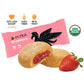 Olyra Strawberry Organic Fruit Bars, Prebiotic High Fiber Snack, Gut Health, Fruit Filled & Whole Grain Bites, Kids Healthy Snac
