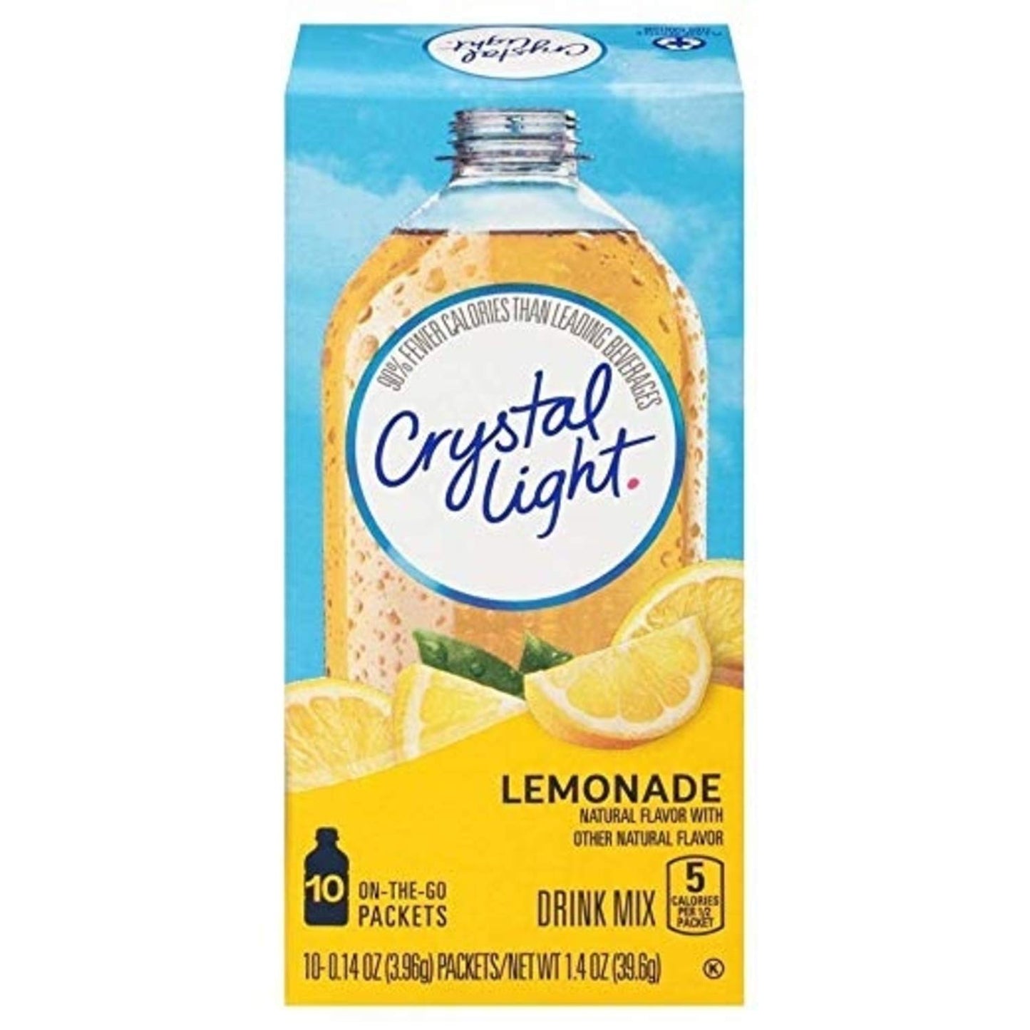 Crystal Light Natural Lemonade Drink Mix 10 ct (Pack of 12)