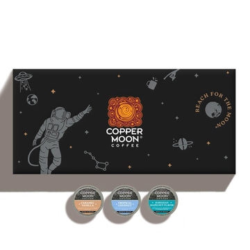Copper Moon Single Serve Coffee Pods For Keurig K-Cup malt-inspired  Flavored Variety Pack (Caramel Vanilla  Tropical Coconut  Hawaiian Hazelnut)  60 Count