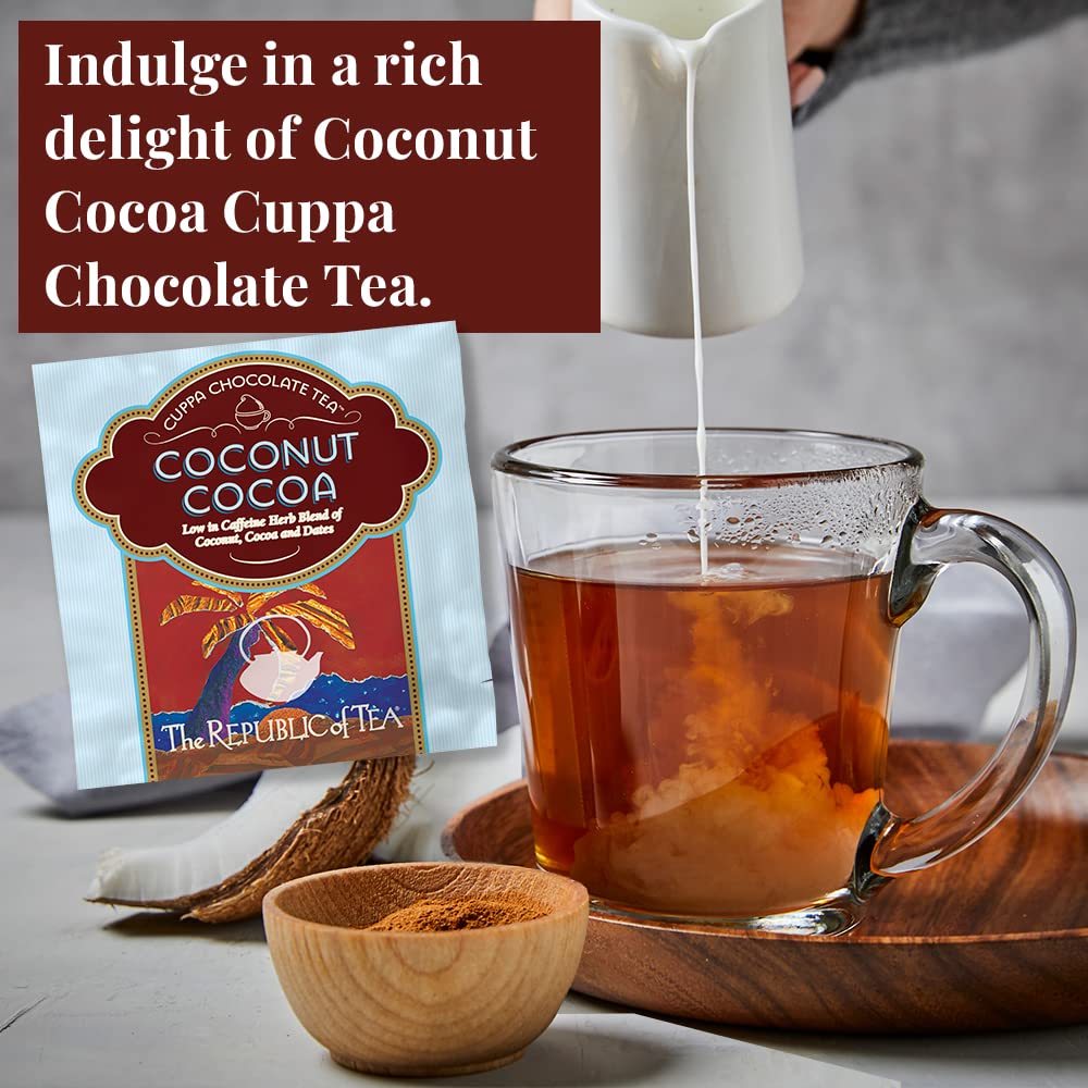The Republic of Tea Cuppa Chocolate Tea Assortment Gift - 24 Individually Wrapped Dessert Tea Bags
