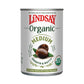Lindsay Organic Medium Black Ripe Pitted Olives, Pack Of 12, 6Oz Cans