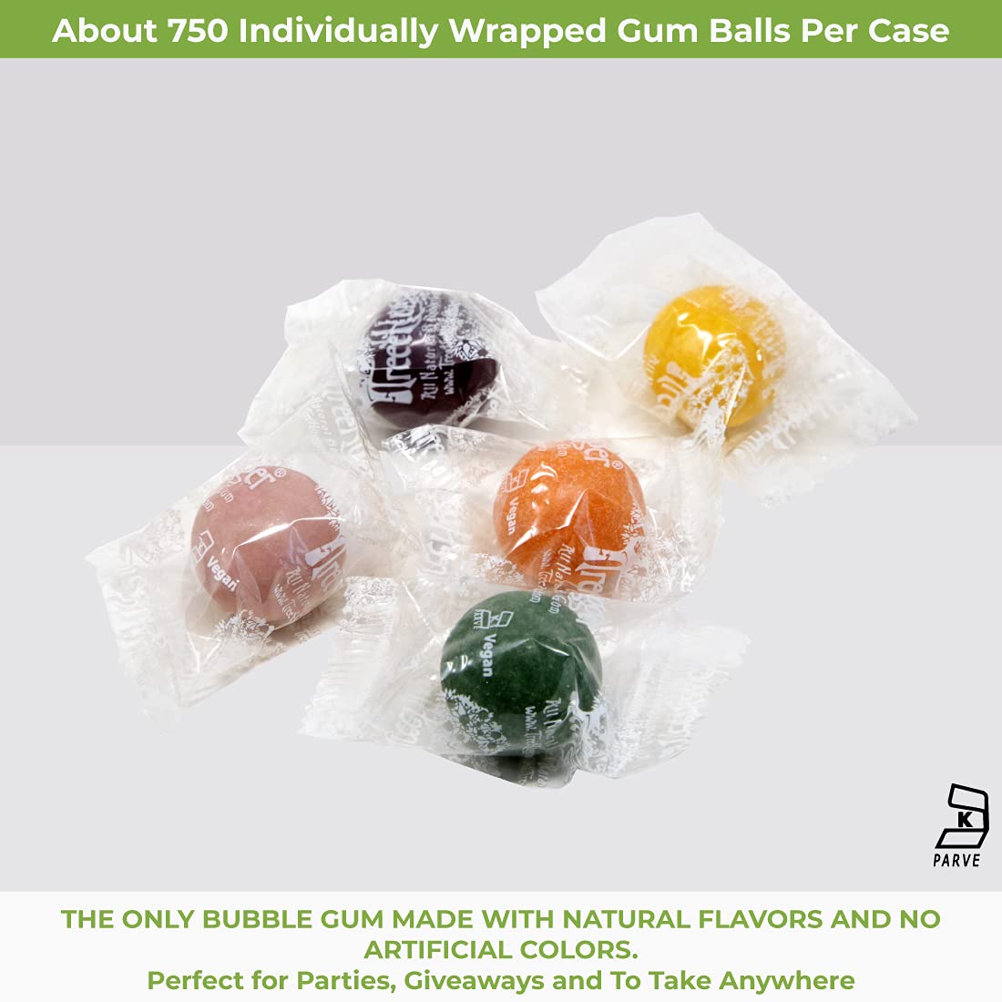 Tree Hugger Gum, Citrus Berry Mix, 750 Count