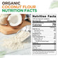 Miracle Palm Organic Coconut Flour - Gluten Free Flour Substitute For Vegan Baking, Low Fat And Good Source Of Fiber Coconut Bak