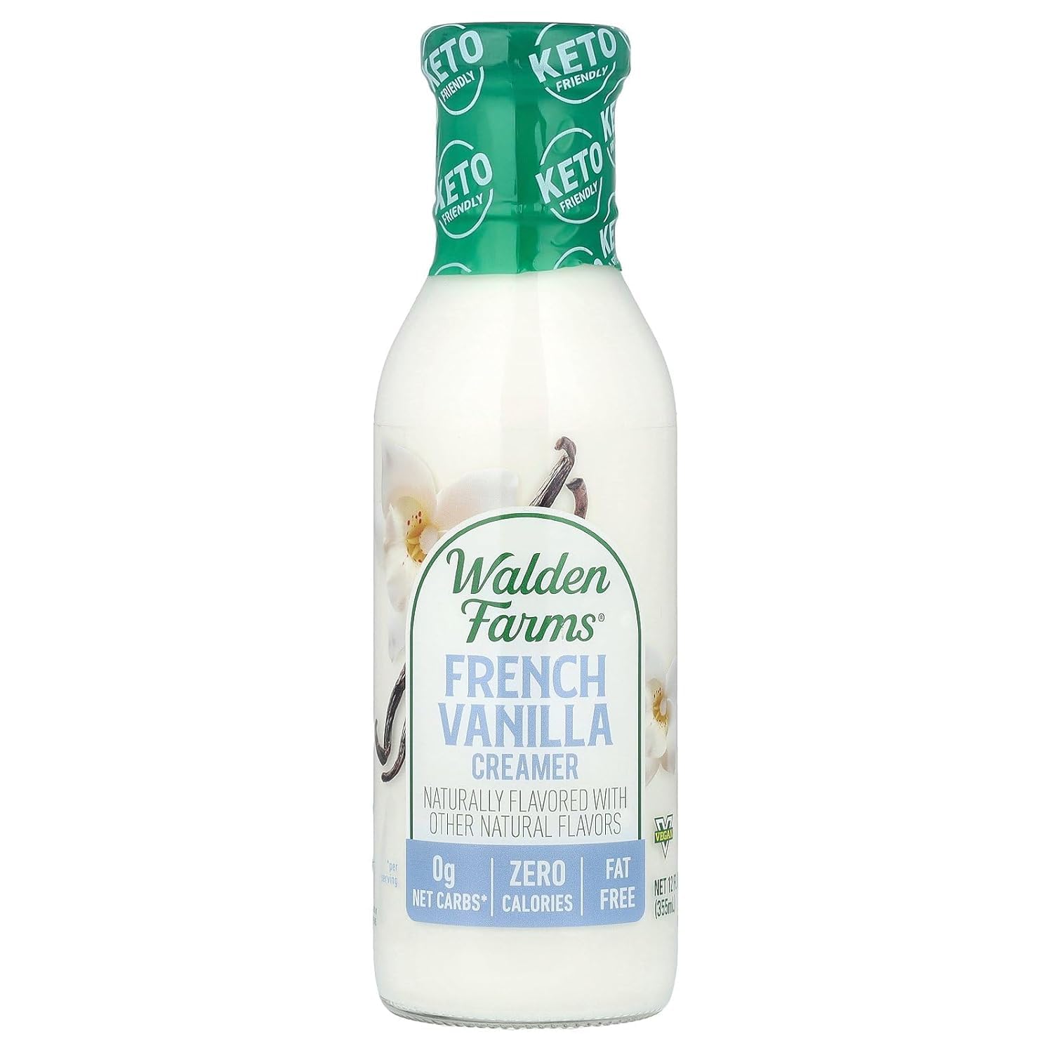Walden Farms Near Zero French Vanilla Coffee Creamer, 355 ml, 12 oz.