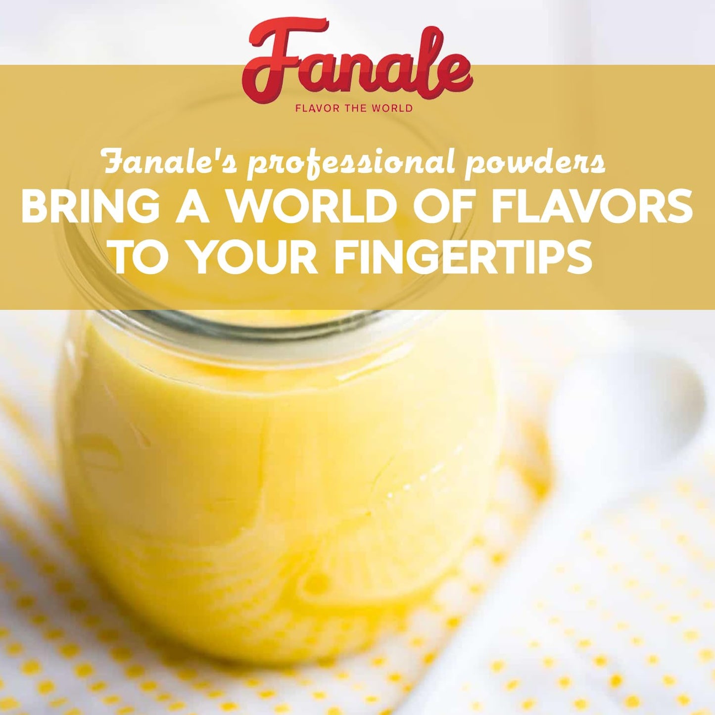 Fanale Premium Egg Pudding Bubble Tea Flavoring Powder | Perfect For Baking, Smoothies, Desserts And Drinks | Instant Flavoring