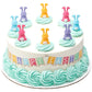 Easter Bunny Cupcake Picks - 24 Pc