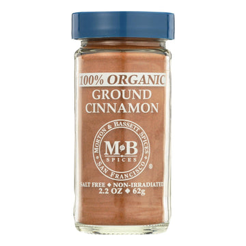 Morton & Bassett Ground Cinnamon, 2.2 Ounce Spice, Pack of 3