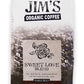 Jim?S Organic Coffee - Sweet Love Blend - Whole Bean, Dark Roast, Bold 11 Oz Bag