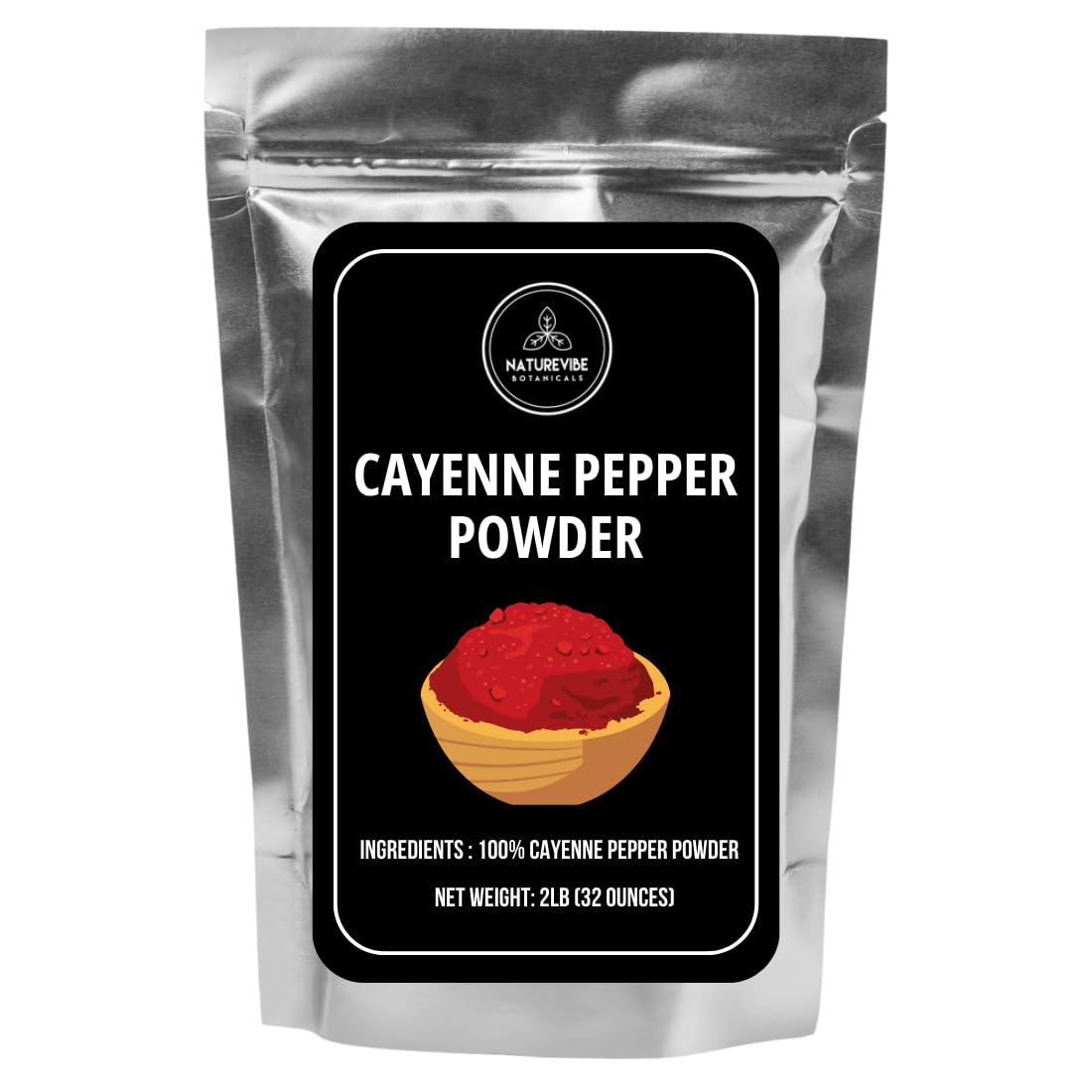 Cayenne Pepper Powder 2lb by Naturevibe Botanicals | Cayenne Seasoning | Hot & Spicy Flavor | Great for Cooking & Hot Sauces (32