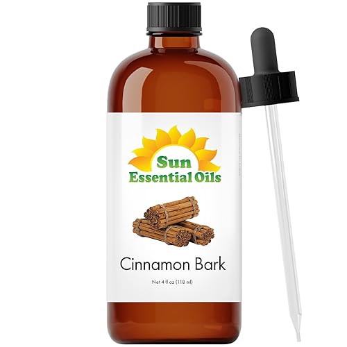 Sun Essential Oils 4Oz - Cinnamon Bark Essential Oil - 4 Fluid Ounces
