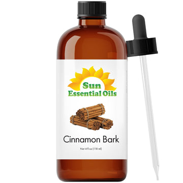 Sun Essential Oils 4Oz - Cinnamon Bark Essential Oil - 4 Fluid Ounces